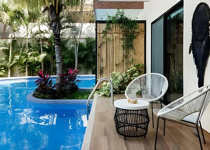 Hébergement de vacances Casa De Lujo Ka'an Maya Acceso Swimup A La Piscina *